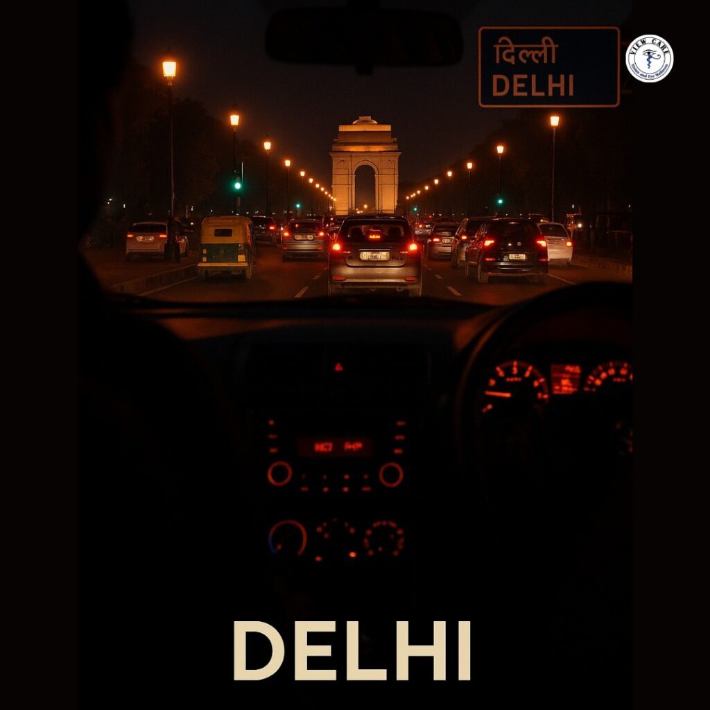 Driving at Night in Delhi? Tips to Handle Glare and Low Visibility