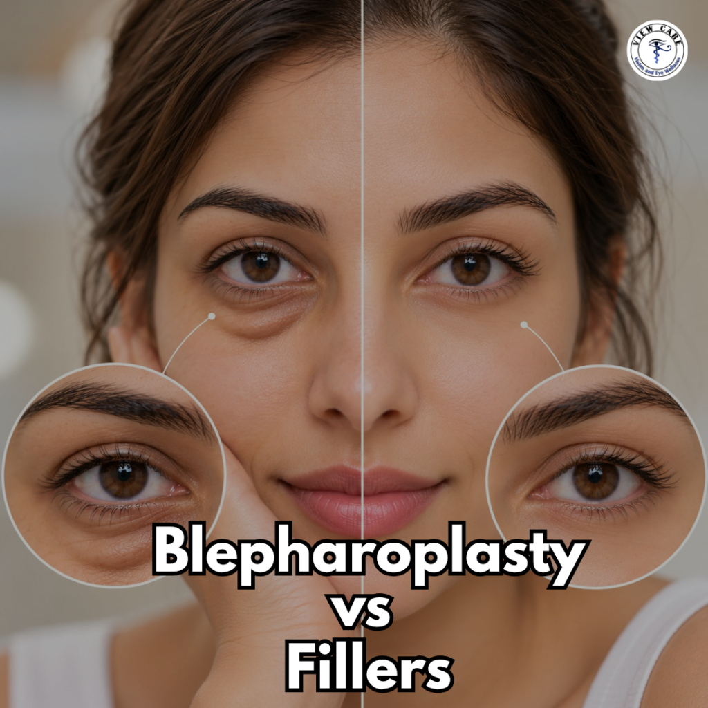 Blepharoplasty vs Fillers for Under-Eye Bags: Which Treatment Is Right for You?
